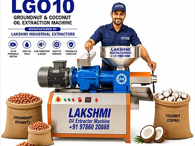 LGO10 Groundnut and Coconut Oil Extraction Machine