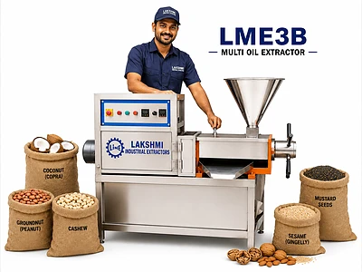 LME3B Multi Oil Extractor Commercial Cold Press Oil Extraction Machine