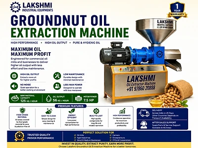Groundnut Oil Extraction Machine LGO7