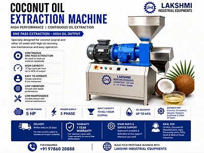 Coconut Oil Extraction Machine LCO5